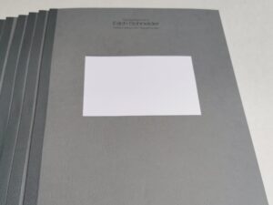 Buchbinderei Frankfurt Fälzelbroschur Broschüre